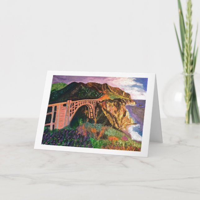 Big Sur's Bixby Bridge Card <Blank Inside> (Front)