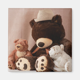Big Teddy Bear Family Foto 3 Magnet