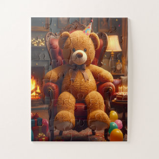 BIG TEDDYBEAR HAPPY BIRTHDAY JIGSAW PUZZLE