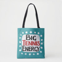 Big Tennis Energy Tote Bag
