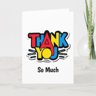 Big Thank You From Heart Appreciation Message Card