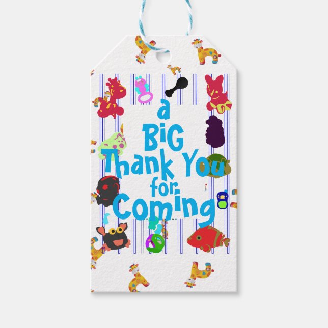 Big Thank you Gift Tags (Front)