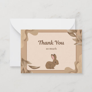 Big Thanks from a Little Bunny! Card