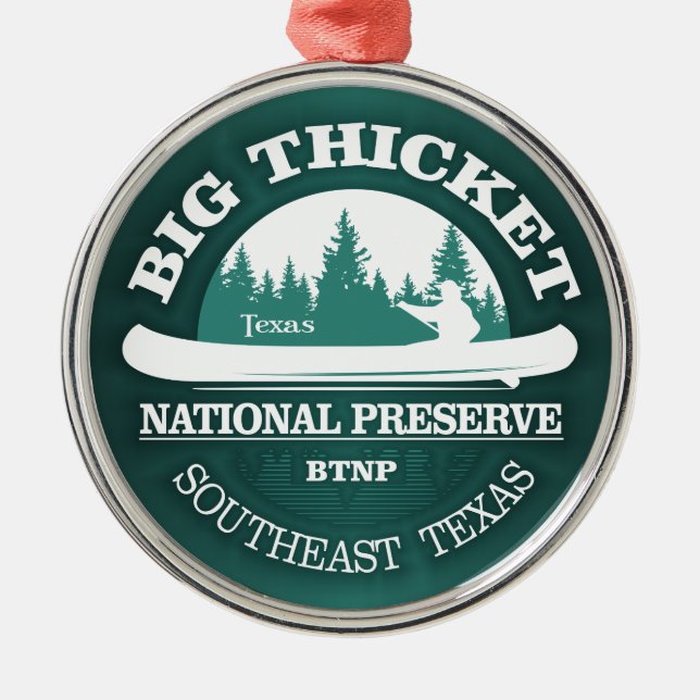 Big Thicket National Preserve Metal Ornament (Front)