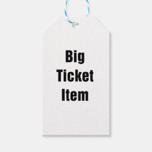 Big Ticket Item Gift Tags