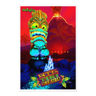 Big Tiki Like Fire! Photo Print