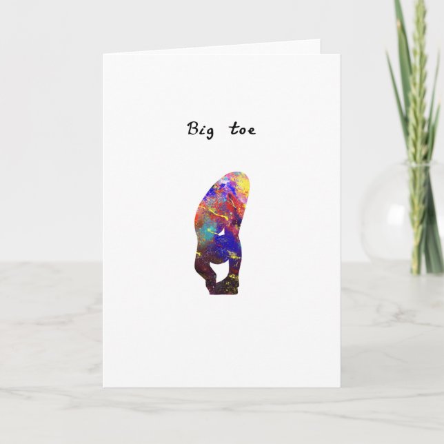 Big Toe Card (Front)