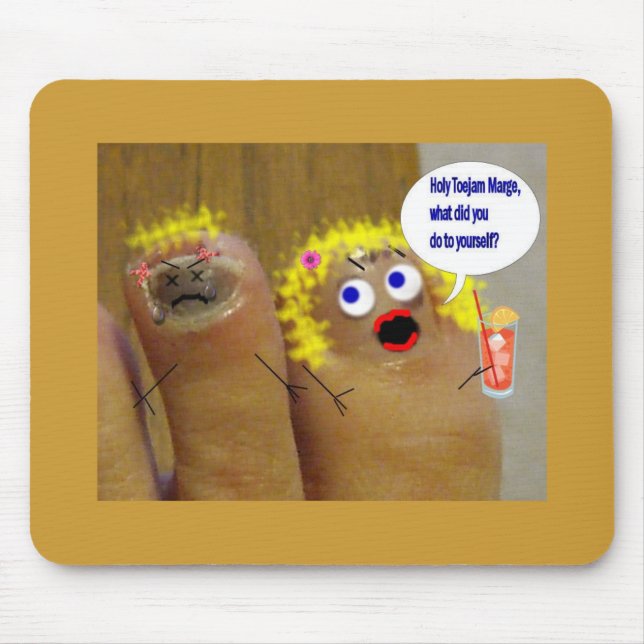 big toe mouse pad (Front)