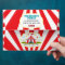 Big Top Circus Carnival 1st Birthday Envelope