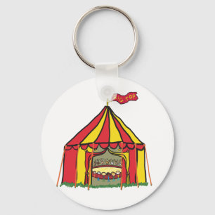 Big Top Circus Tent Key Ring