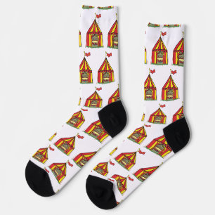 Big Top Circus Tent Socks