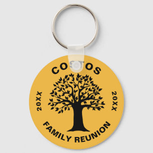 Big Tree Family Reunion Keepsake Souvenir Gift Key Ring