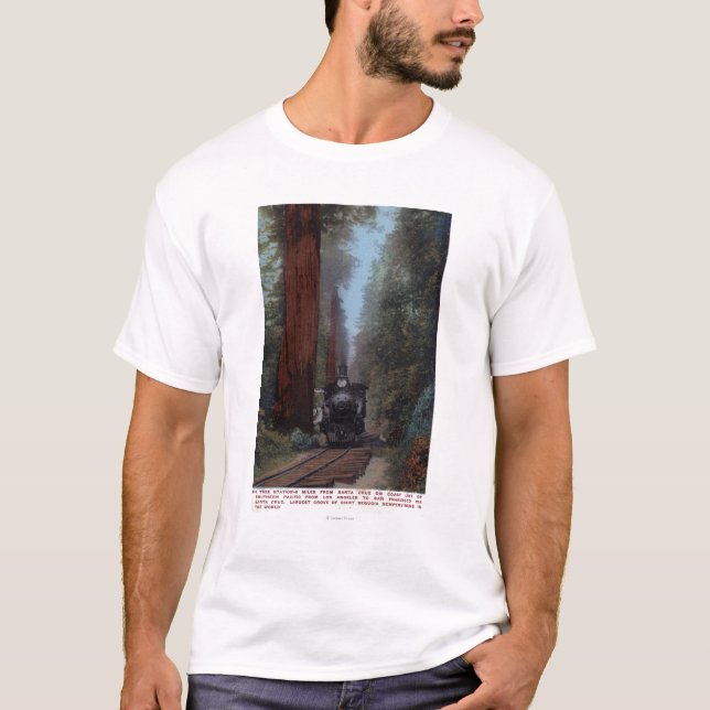 Big Tree Railroad Station T-Shirt (Front)