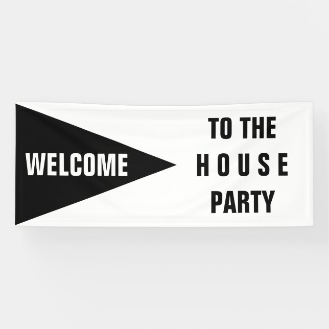 BIG TRIANGLE black + your ideas Banner (Horizontal)