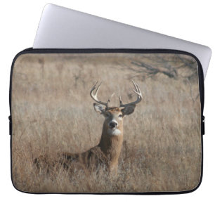 Big Trophy Buck Deer Camo 13 Inch Laptop Sleeve