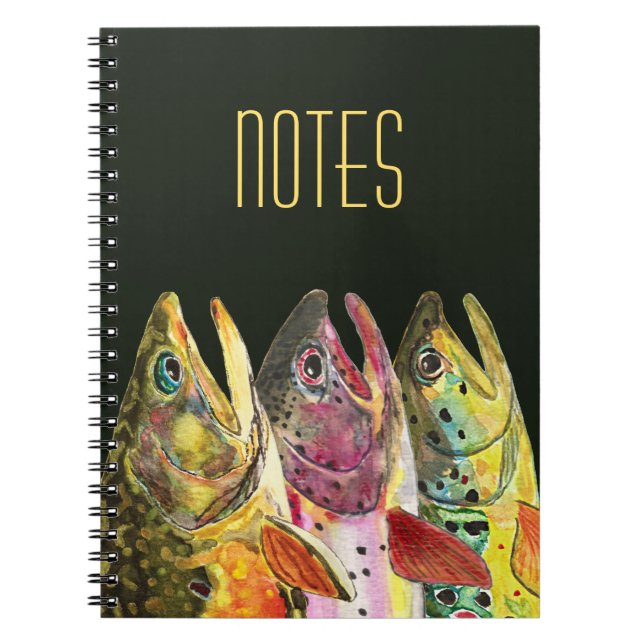 Big Trout Fly Fisherman's Notebook (Front)