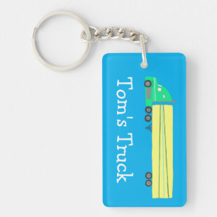 Big Truck 18 Wheeler Semi Rig CUSTOMIZE IT Key Ring