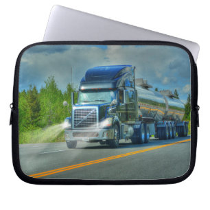 Big Truck and Highway Art for Lorry-lovers Laptop Sleeve