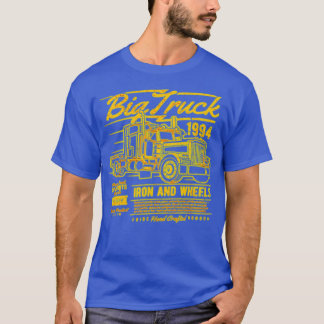 Big Truck Graphic Typography T-Shirt