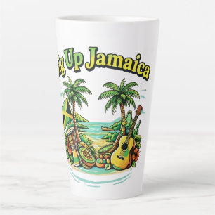 Big up jamaica latte mug