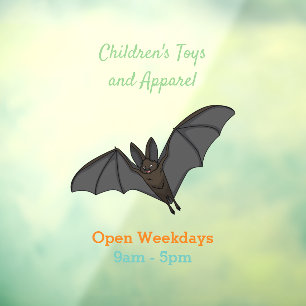 Big vampire bat cartoon illustration