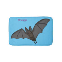 Big vampire bat cartoon illustration