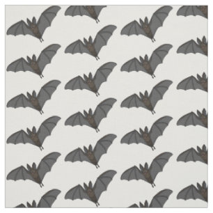 Big vampire bat cartoon illustration fabric