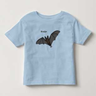 Big vampire bat cartoon illustration toddler T-Shirt
