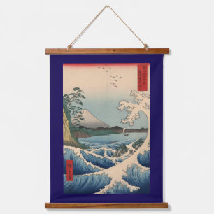 Big Wave and Mount Fuji, Hiroshige Hanging Tapestry