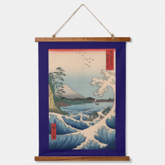 Big Wave and Mount Fuji, Hiroshige Hanging Tapestry