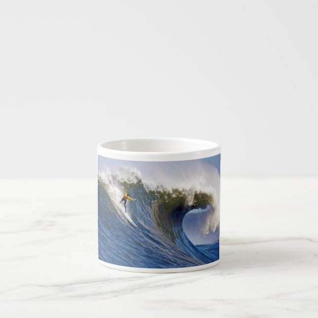 Big Wave at the Mavericks Surfing Competition Espresso Cup (Front)