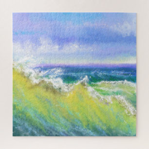 Big Wave Jigsaw Puzzle Sea - Painting