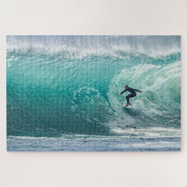 Big Wave Surfer Jigsaw Puzzle (Horizontal)