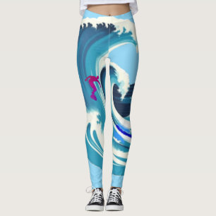 Big Wave Surfer Thunder_Cove Leggings