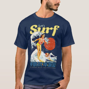 Big Wave Surfing off Japan T-Shirt