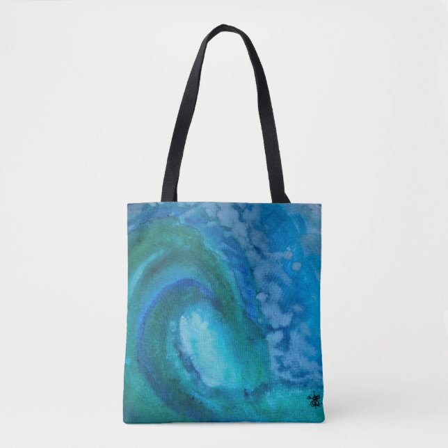 Big Wave Tote Bag (Front)