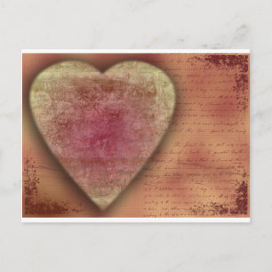 Big Wedding (or Valentine) Heart Holiday Postcard