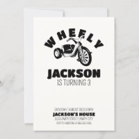 Big Wheel Boy Birthday Invitation-Wheely Big Deal