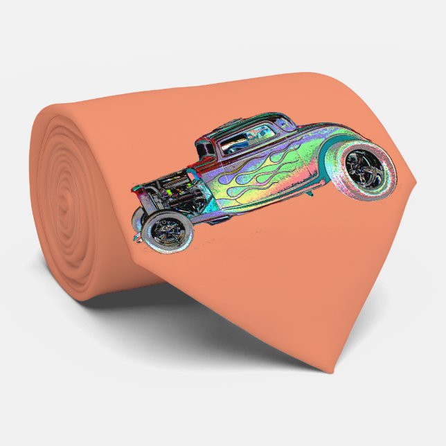 Big Wheel Hot Rod Tie (Rolled)