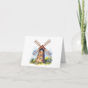 Big Windmill BLANK  Card