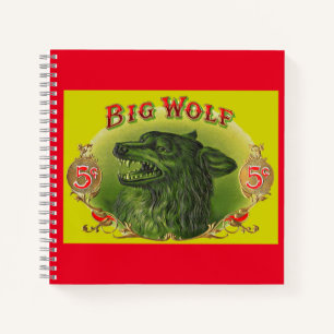 Big Wolf cigar label Notebook