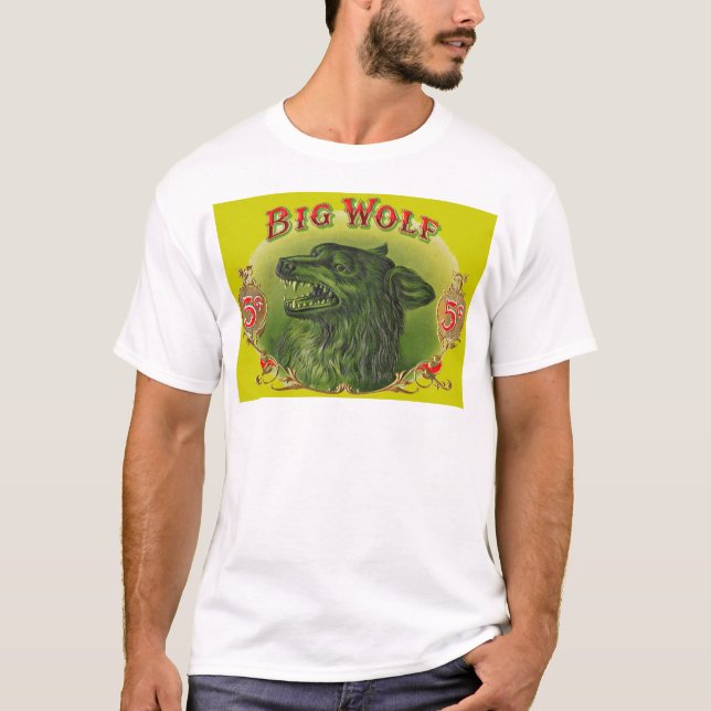 Big Wolf cigar label T-Shirt (Front)