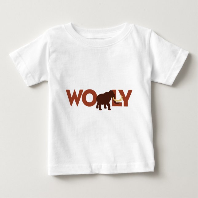Big Wooly Mammoth Baby T-Shirt (Front)