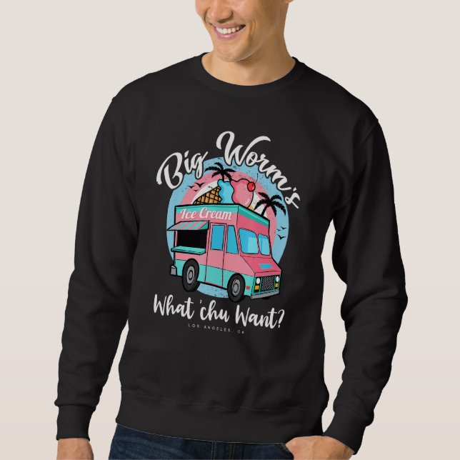 Big Worms Ice Cream What Chu Want Hello Summer Sea Sweatshirt (Front)