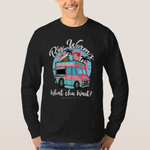 Big Worms Ice Cream What Chu Want Hello Summer Sea T-Shirt