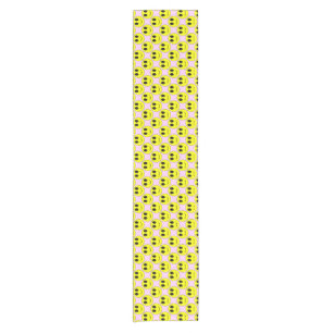Big Yellow Allover Pale Purple-Table Runner