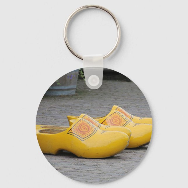 Big yellow clogs, Holland Key Ring (Front)