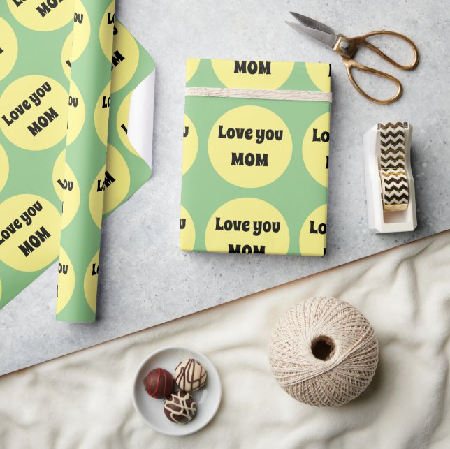 Big Yellow Dot Wrapping Paper (Crafts)