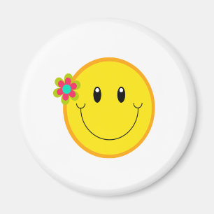 Big Yellow Face Magnet