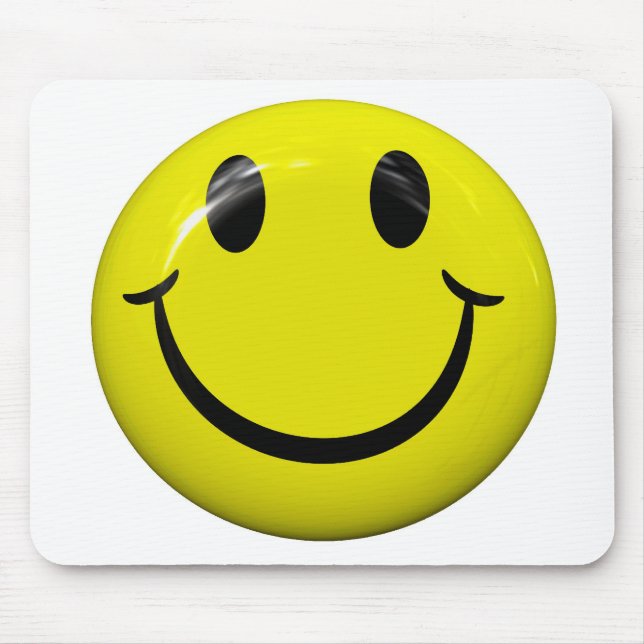 Big Yellow Face Mousepad (Front)